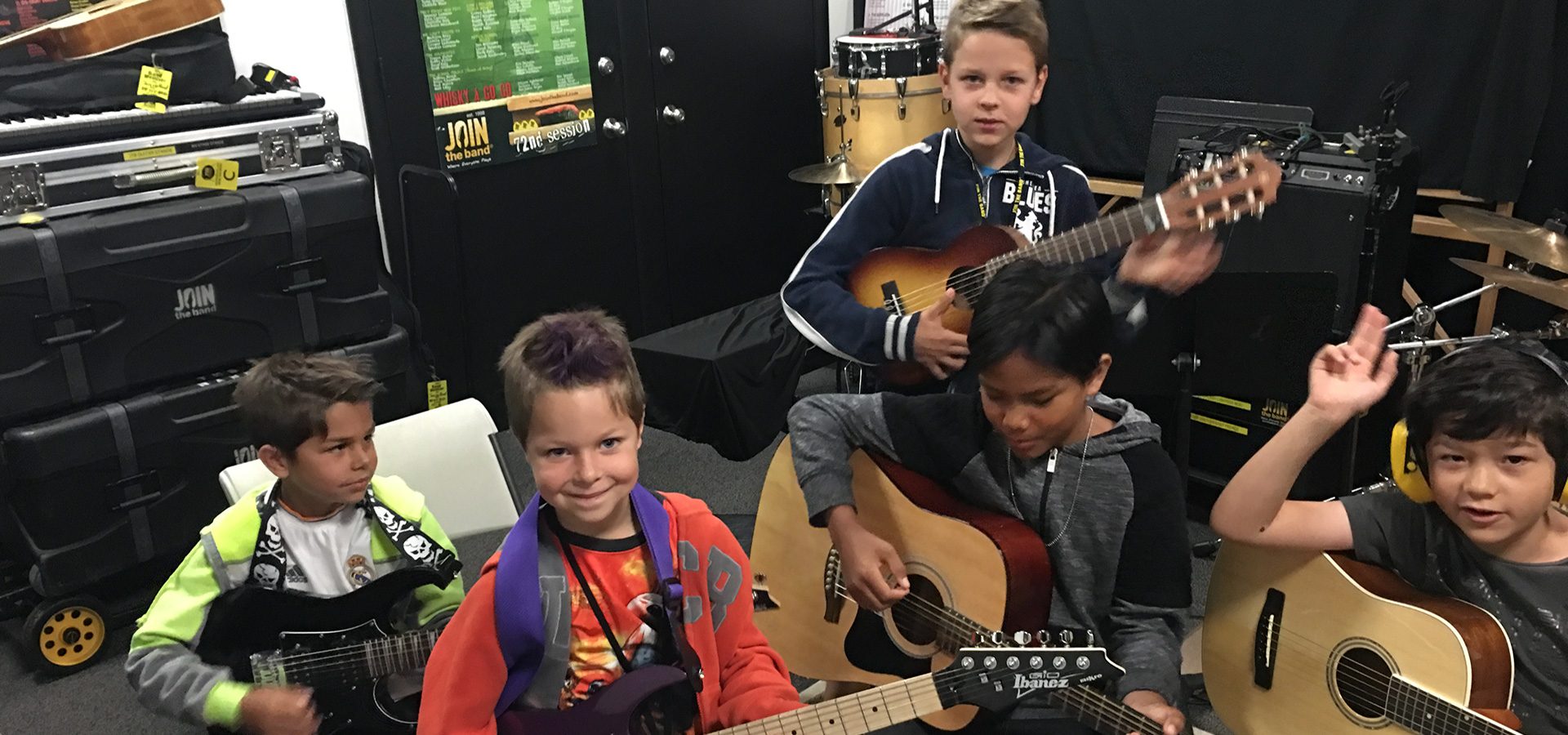 Intro to Music Camp - Kids Guitar Lessons - Sherman Oaks, Los Angeles - Join The Band