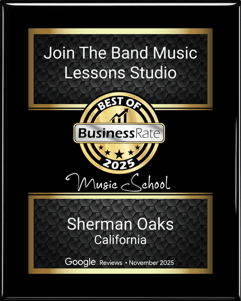 Join The Band_Best Music School Award_Sherman Oaks